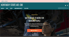 Desktop Screenshot of ky.aflcio.org
